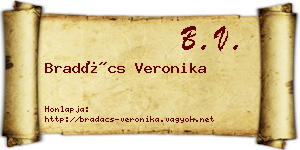 Bradács Veronika névjegykártya